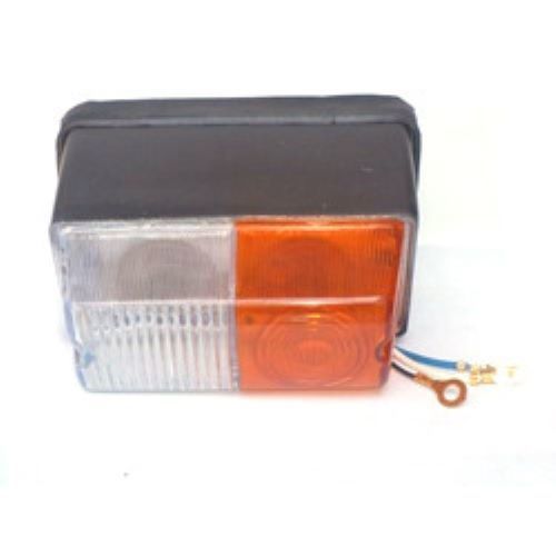 White And Orange Eicher Tractor Side Lamp