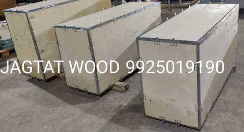 White Nailless Plywood Packing Box