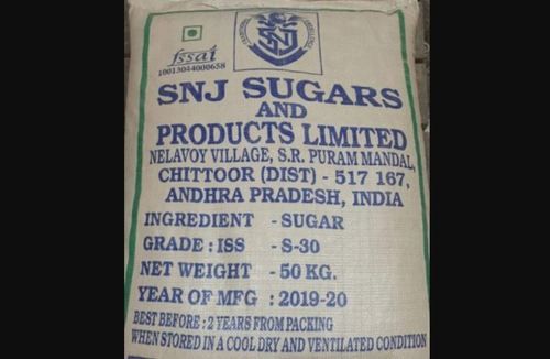 S30 व्हाइट रिफाइंड शुगर पैक का आकार: 50Kg