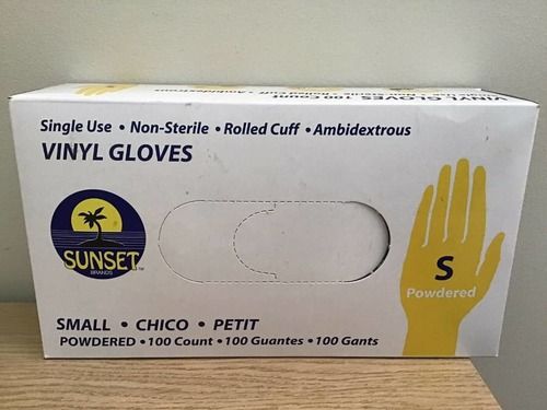 Single Use Non Sterile Vinyl Hand Gloves