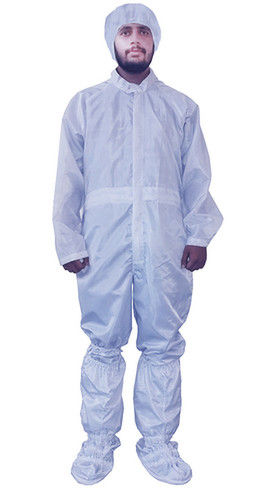 Blue Antistatic And Non Linting Coverall Gender: Unisex