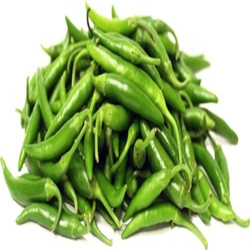 Cooked Organic And Natural Fresh Green Chilli