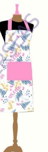 Pink Color Kitchen Apron