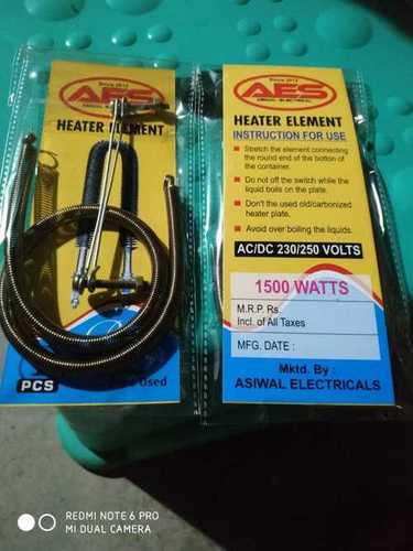 Ac / Dc Heater Spring Element 1500 Watt Warranty: Non