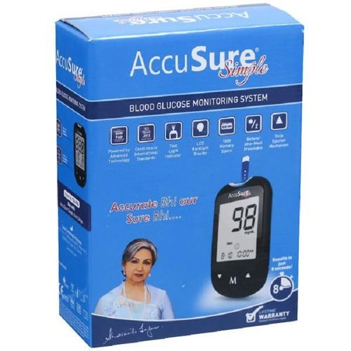  Accusure सिंपल ग्लूकोज मॉनिटरिंग सिस्टम