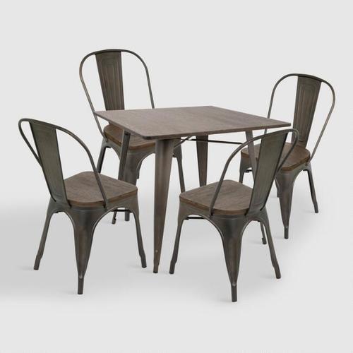 Contemporary 4 Seater Dining Table Set