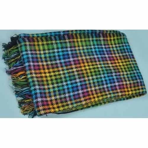 Multicolor Cotton Checked Table Throws