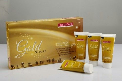 Gold Facial Kit (Cleanser, Scrub, Massage Cream)