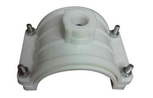 Plain White PP Pipe Saddles