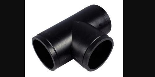 Black Plastic Hdpe Moulded Tee