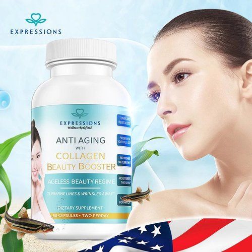 Anti Aging Collagen Ageless Beauty Vitamin C Capsules