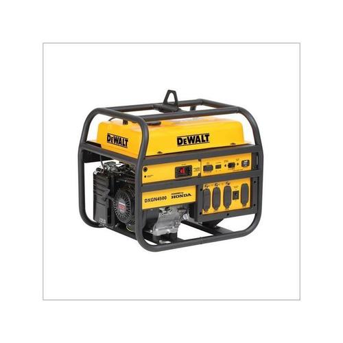 Yellow Dewalt Portable Gasoline Generator