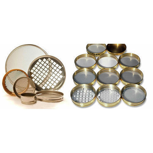 Round Shape Test Sieves - Durable Stainless Steel | Lightweight, Easy to Use, Sifting and Filtration Applications, Available in Silver