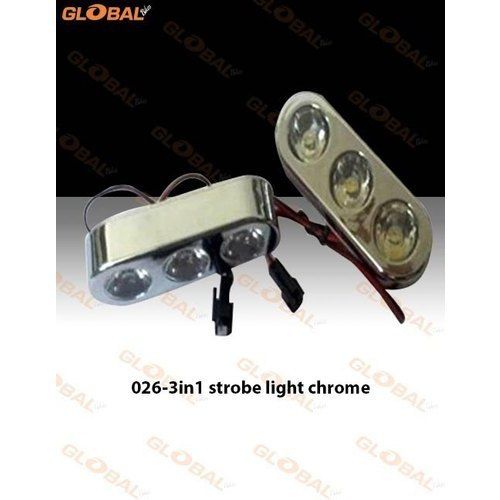 026-3 In 1 Strobe Light Chrome Voltage: 12-24 Volt (V)