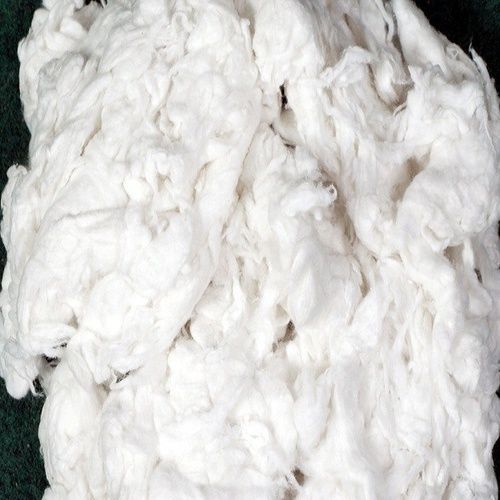 White Pure Cotton Comber Noil By Vicram Yarns and Fibers