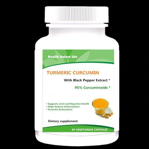 Turmeric Curcumin Black Pepper Extract Capsules 1300mg