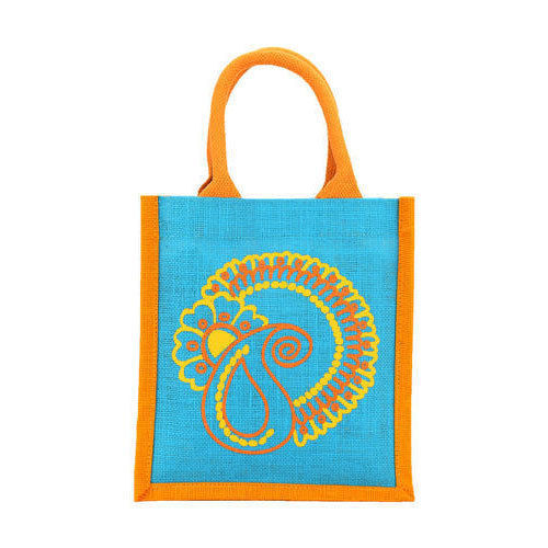 Multicolor Handicraft Shopping Jute Bag