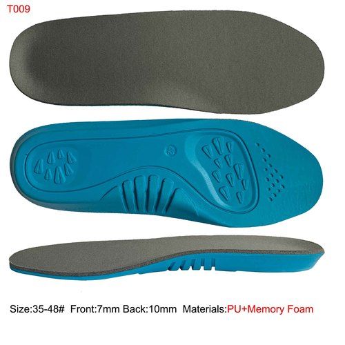 Customized Safety Shoe Memory Foam Pu Insole