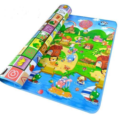 Anti-slip Non Toxic Printed Baby Crawling Floor Mat