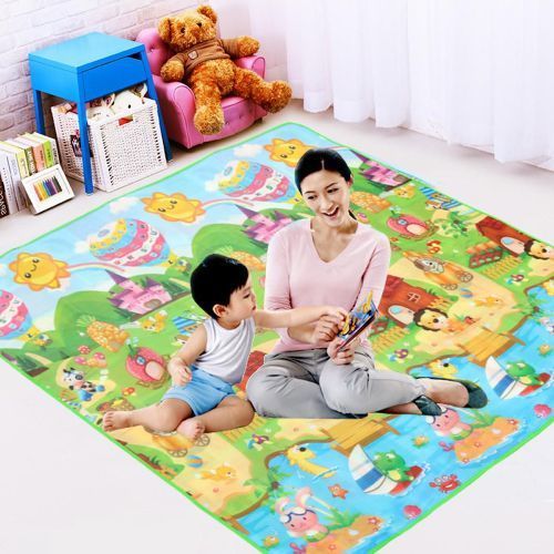 Available In Different Color Anti-Slip Non Toxic Printed Baby Crawling Floor Mat