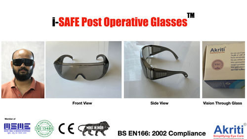 I-Safe Post Operative Glasses Gender: Unisex