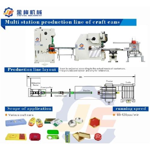 Multi Stations Automatic Stamping Production Line Dimension(L*W*H): 9*3.6*2.5  Meter (M)