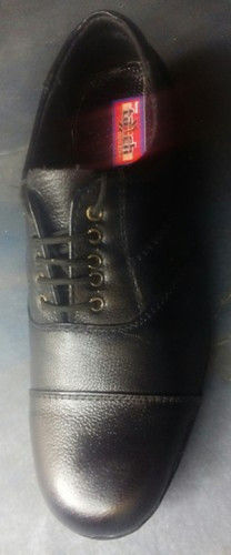 Any Season Black Split Leather Shoes