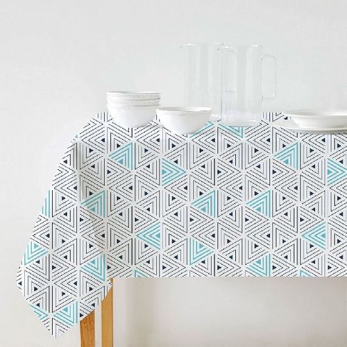 Blue Printed Designer Tablecloth