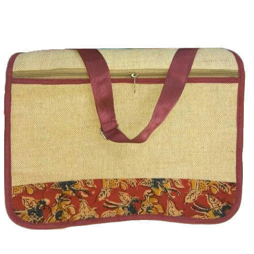 Multicolor Non Waterproof Jute Laptop Bag