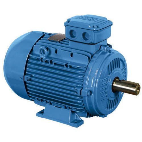 Blue Round Shape Ac Motor