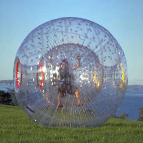 Zorbing Human Hamster Ball