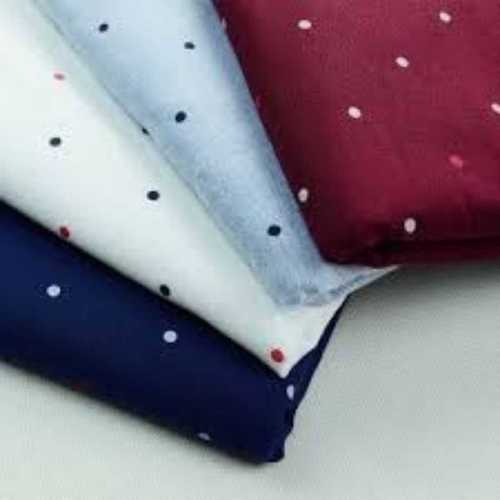 Dotted Pattern Cotton Knitted Fabric - Long Life, Easy Washable, No Shrinkage | Plain Texture, Lightweight, Suitable for All Seasons, All Colors