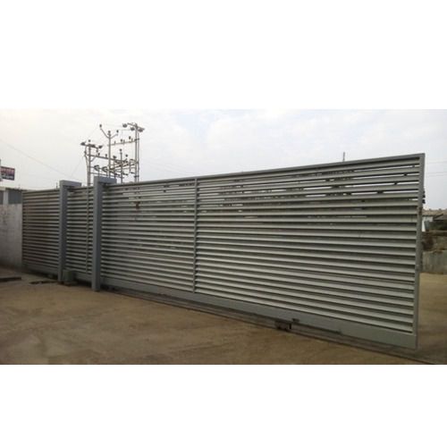 Black Industrial Automatic Grade Sliding Gate