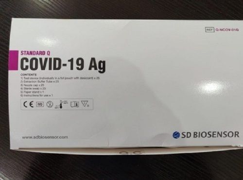 Plastic Standard Q Covid - 19 Ag Rapid Test Kit 