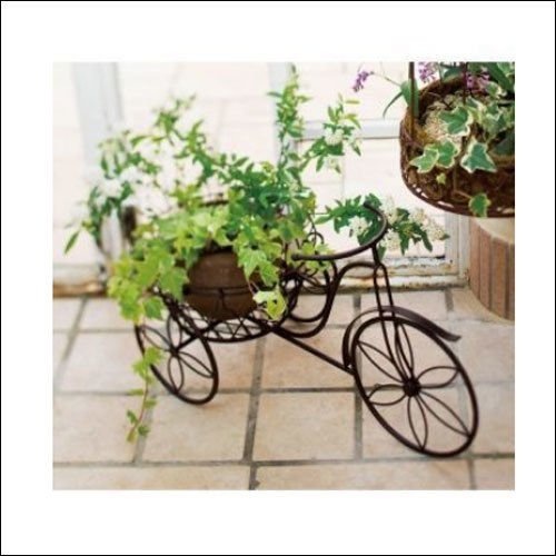 Cycle Black Iron Planter