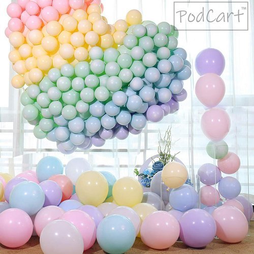 All Pastel Color Latex Balloon For Birthday And Decoration