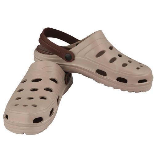 Brown Plain Gents Crocs Shoes