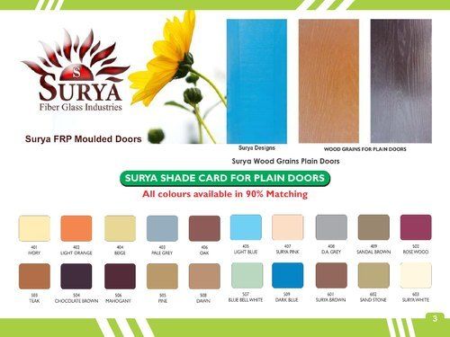 Surya Frp Moulded Doors - 3 Application: Residential