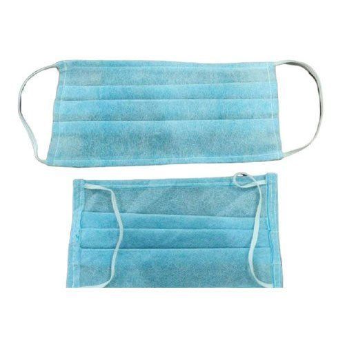 3 Ply Face Mask - 3 Layers, Non Woven Material, Blue Color | Unisex Usage, Disposable Design