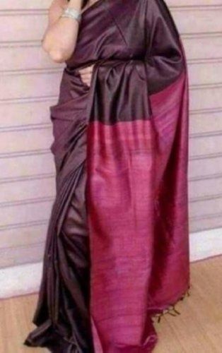 Handmade Tussar Silk Saree