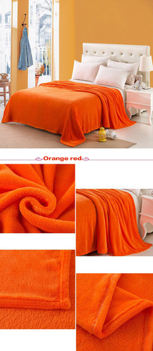 Hot Home Textile Warm Soft Solid Blanket
