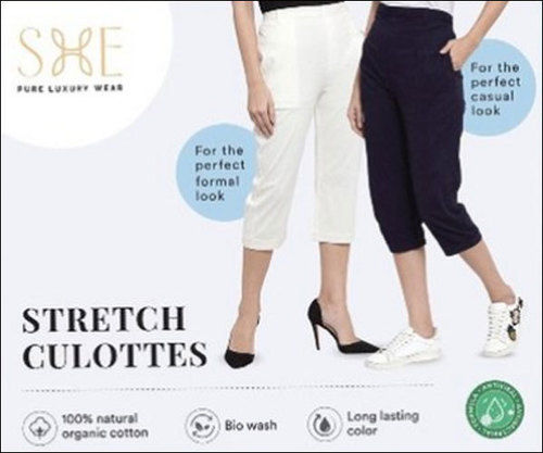 Gold Skin Color Stretch Pintucks Pants in Delhi at best price by