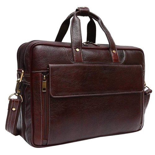 Various Colors Are Available Leather Laptop Bags And Sling Bags