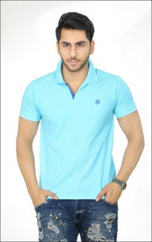 Easily Washable Short Sleeves Printed Soft Cotton Polo Collared T Shirt For  Men Age Group: 18+ at Best Price in Adra