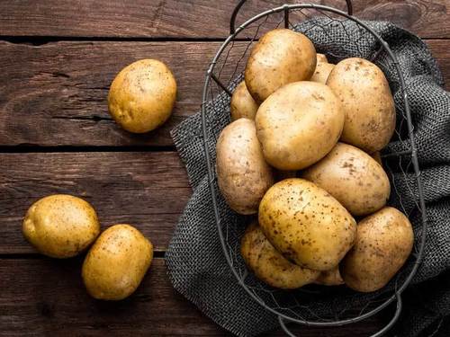 Organic and Natural Fresh Potato