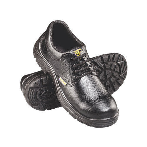 Black Alko Safe Safety Shoes at Price 