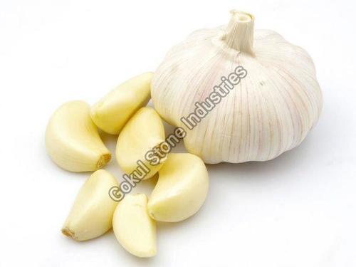 Cooked Healthy And Natural Fresh Garlic