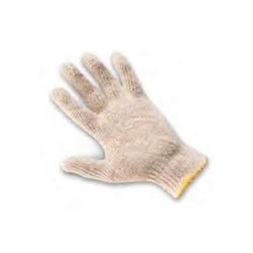 White/Blue Premium Cotton Knitted Gloves