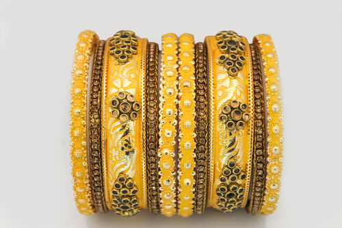 Fashion Antique Kundan Meena Bangle