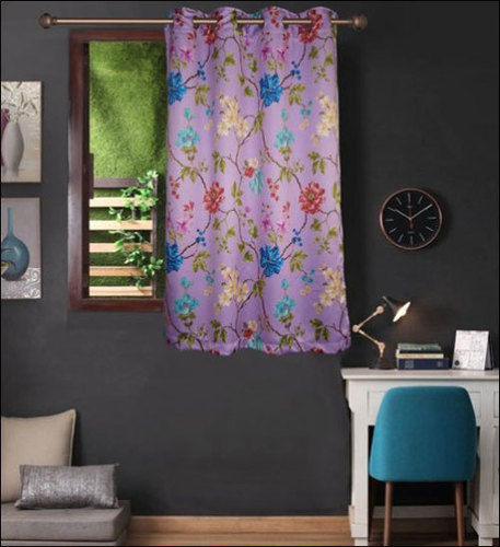 Floral Printed Polyester Windows Curtains